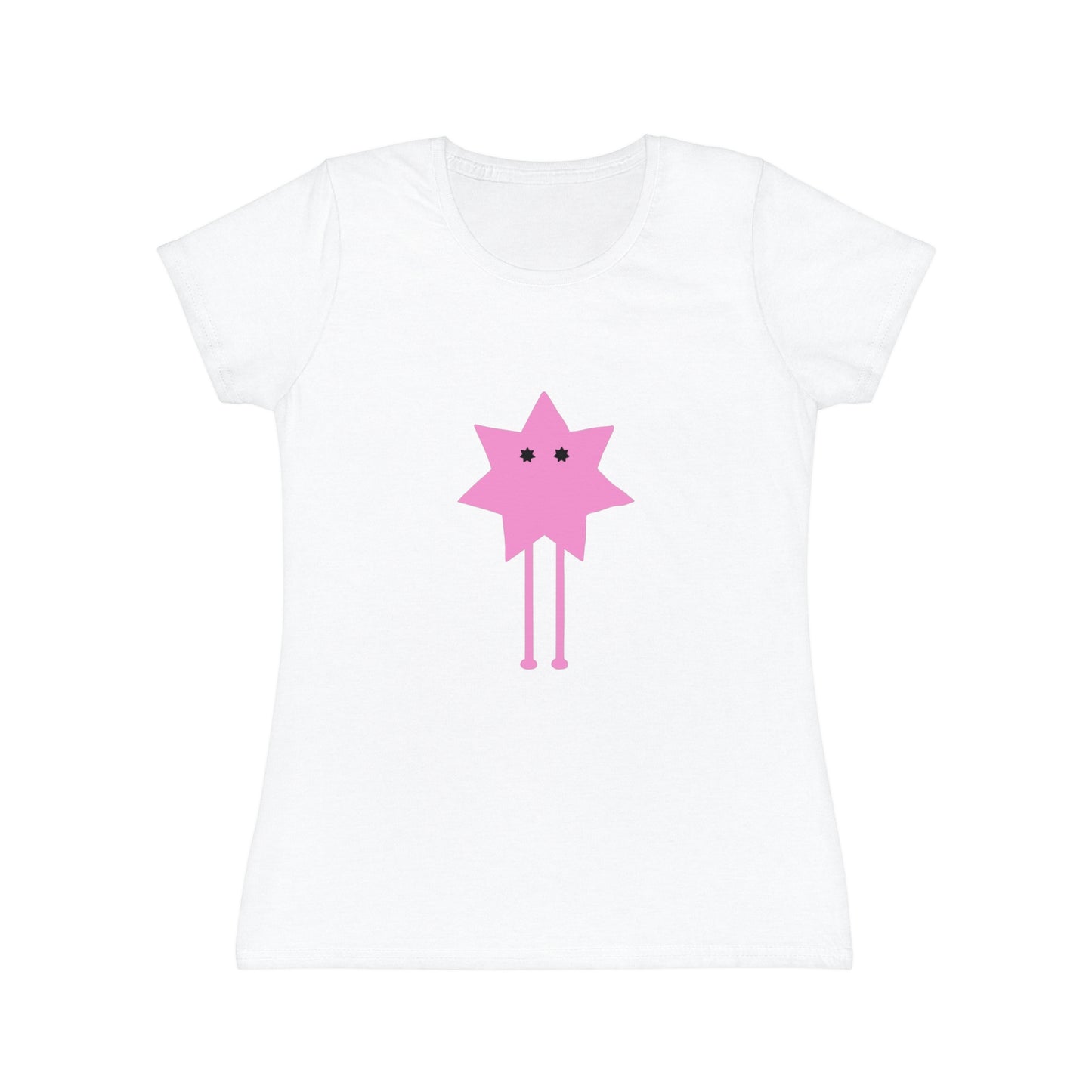 Pink Star T-Shirt — Cute Minimal Graphic Tee