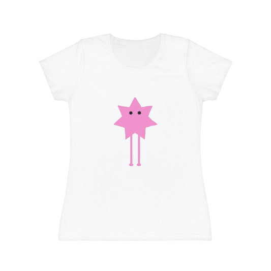 Pink Star T-Shirt — Cute Minimal Graphic Tee